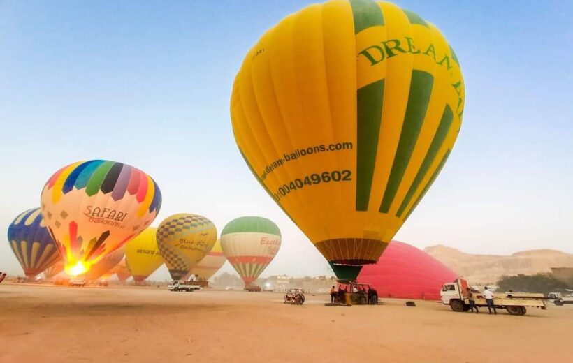 Survol en Montgolfière Louxor : un matin suspendu