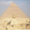 voyager en &Eacute;gypte en octobre, pyramides de Gizeh et Sphinx