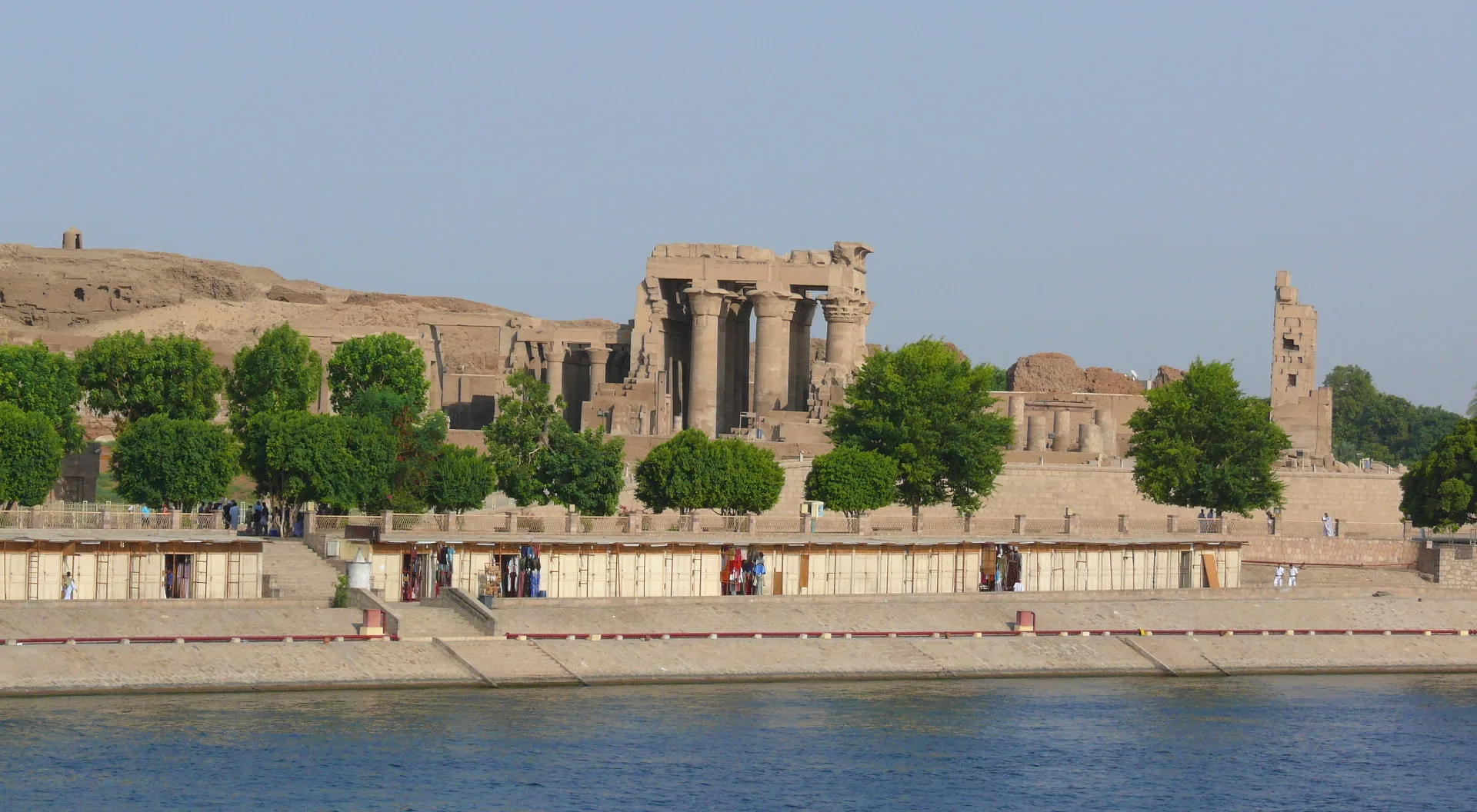 le temple de Kom Ombo au bord du Nil