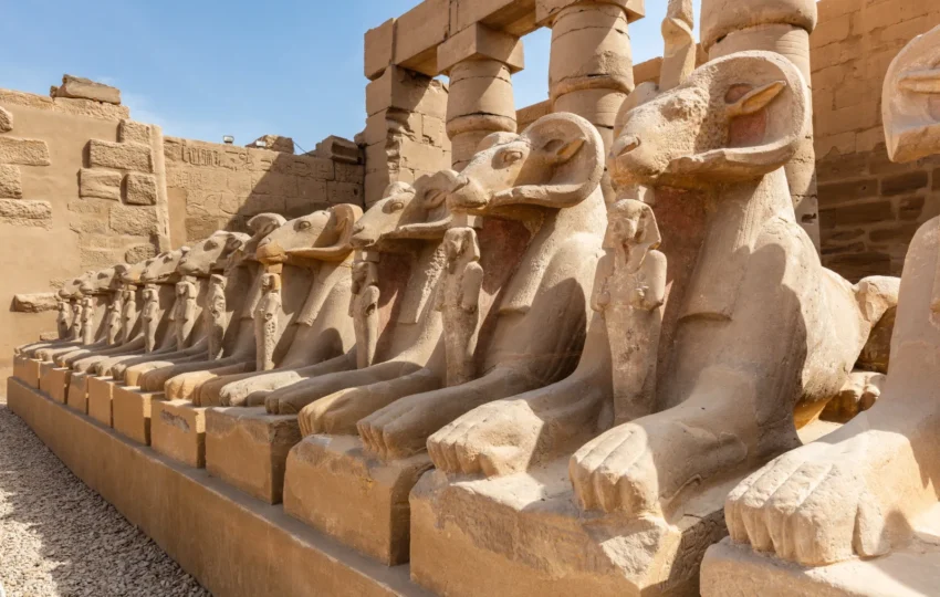 Colonnes du temple de Karnak, Louxor