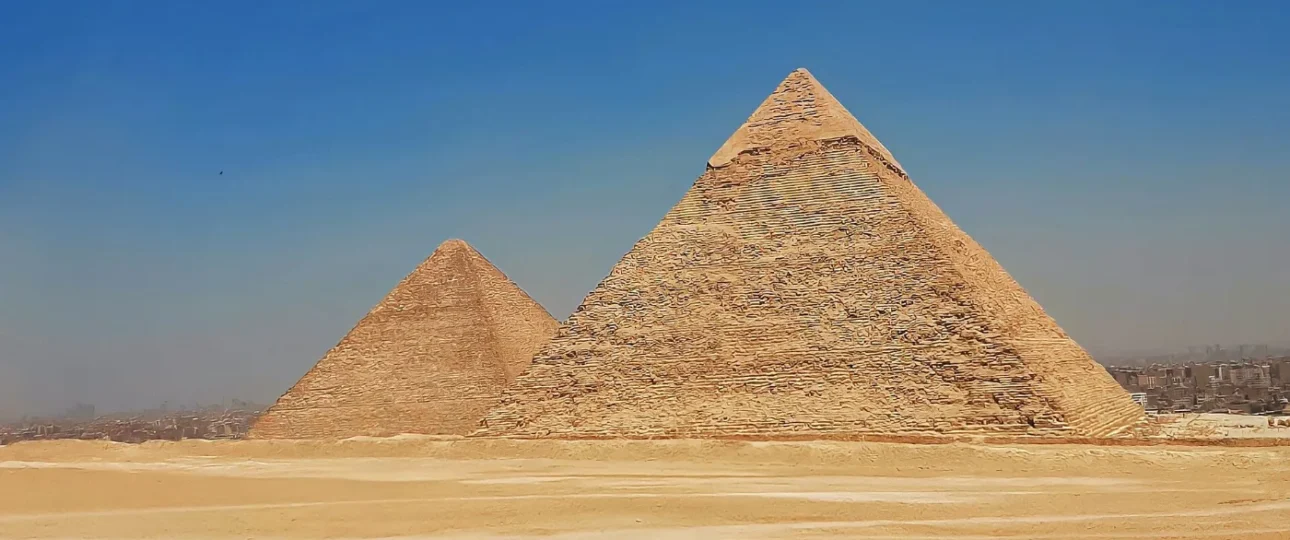 excursion au Caire depuis Marsa Alam en avion vue des pyramides
