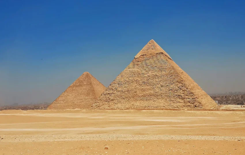 Pyramides de Gizeh en Égypte