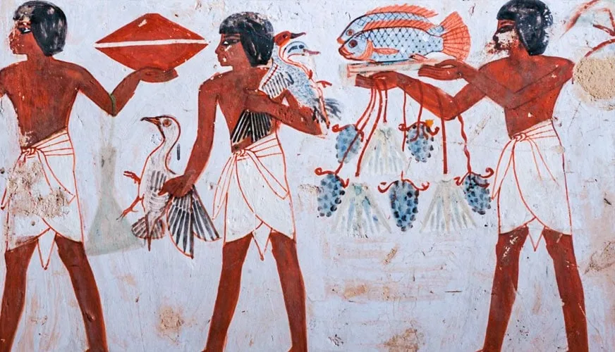 Sham El-Nessim dans l’Égypte ancienne, scène pharaonique du printemps