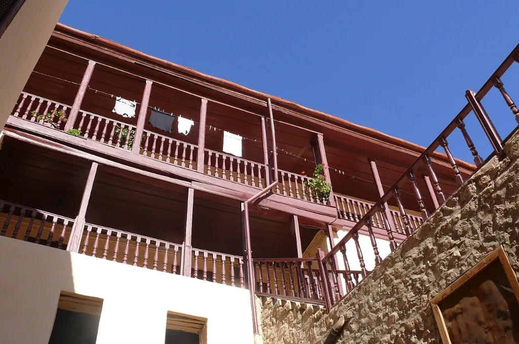 Galerie en bois du monastère Sainte-Catherine, Noël copte en Égypte