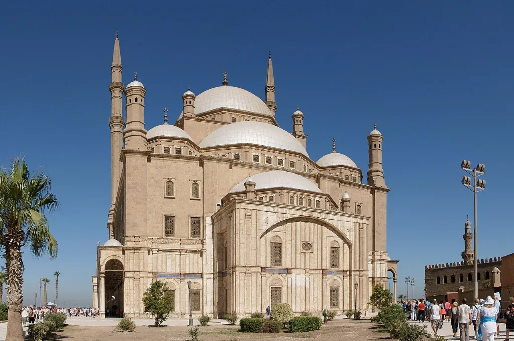 Mosquée de Mohamed Ali à la citadelle du Caire, nouvel an en Égypte