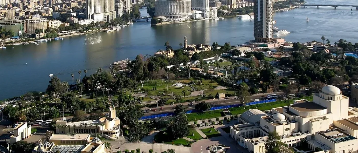 Nouvel an en Égypte : Le Caire et le Nil vus d'en haut