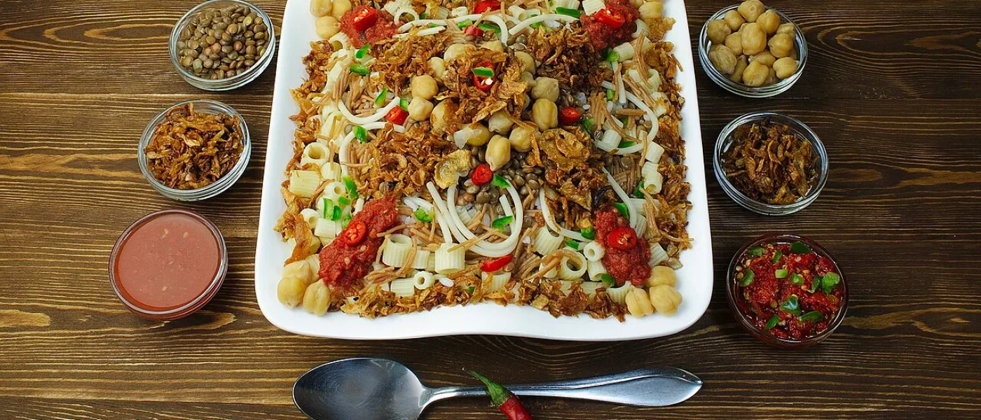 Où manger à Hurghada : koshary, plat égyptien typique